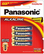 Panasonic AAA Alkaline Battery 4 Pack